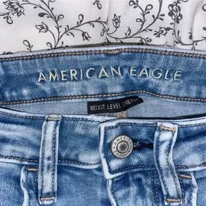 Jegging American Eagle 8 X-Long marron Next Level stretch curvy super